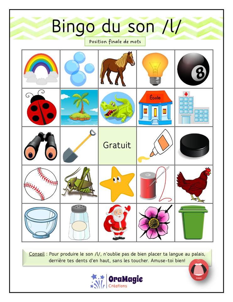 Bingo du son -l- position finale